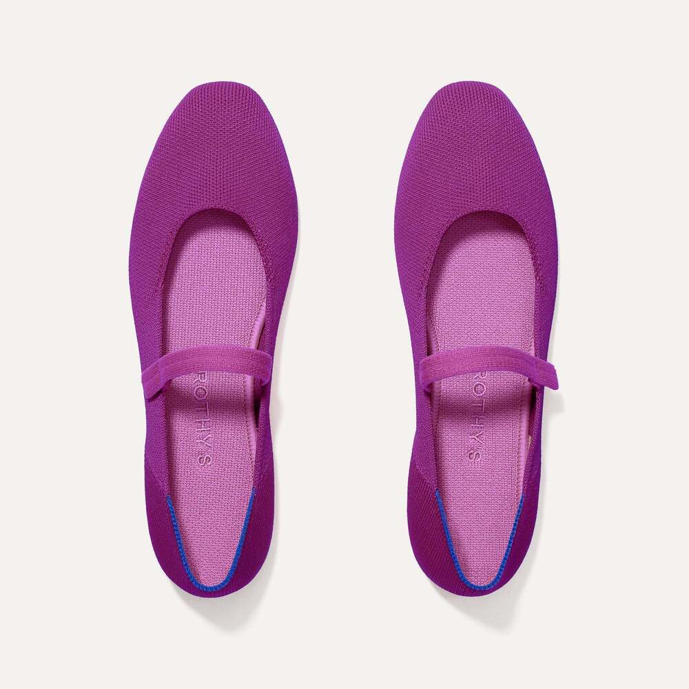 Rothy's The Square Mary Jane - Wild Orchid Size 7.5 NWT